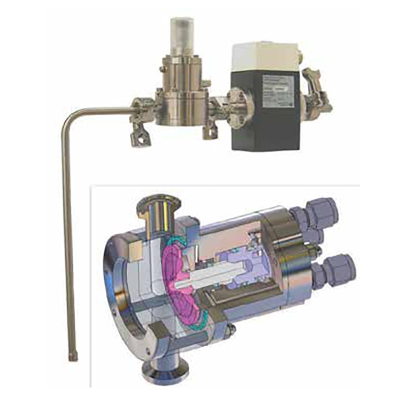 Membranventil Magnetisk fluxmåling Series pumpe